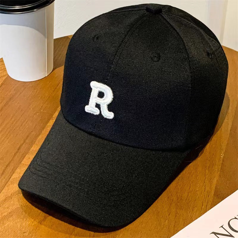 Korean style embroidered baseball cap for men and women
