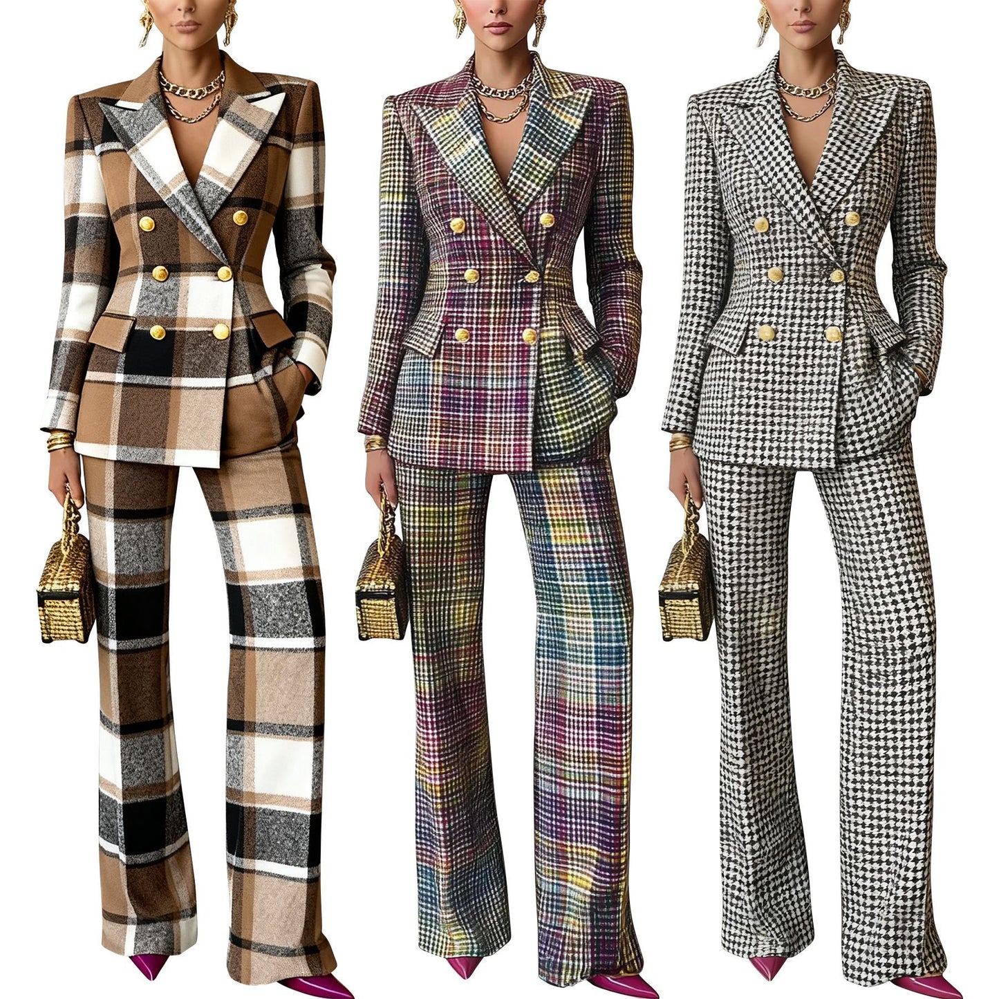 Slim-fit suit and trousers