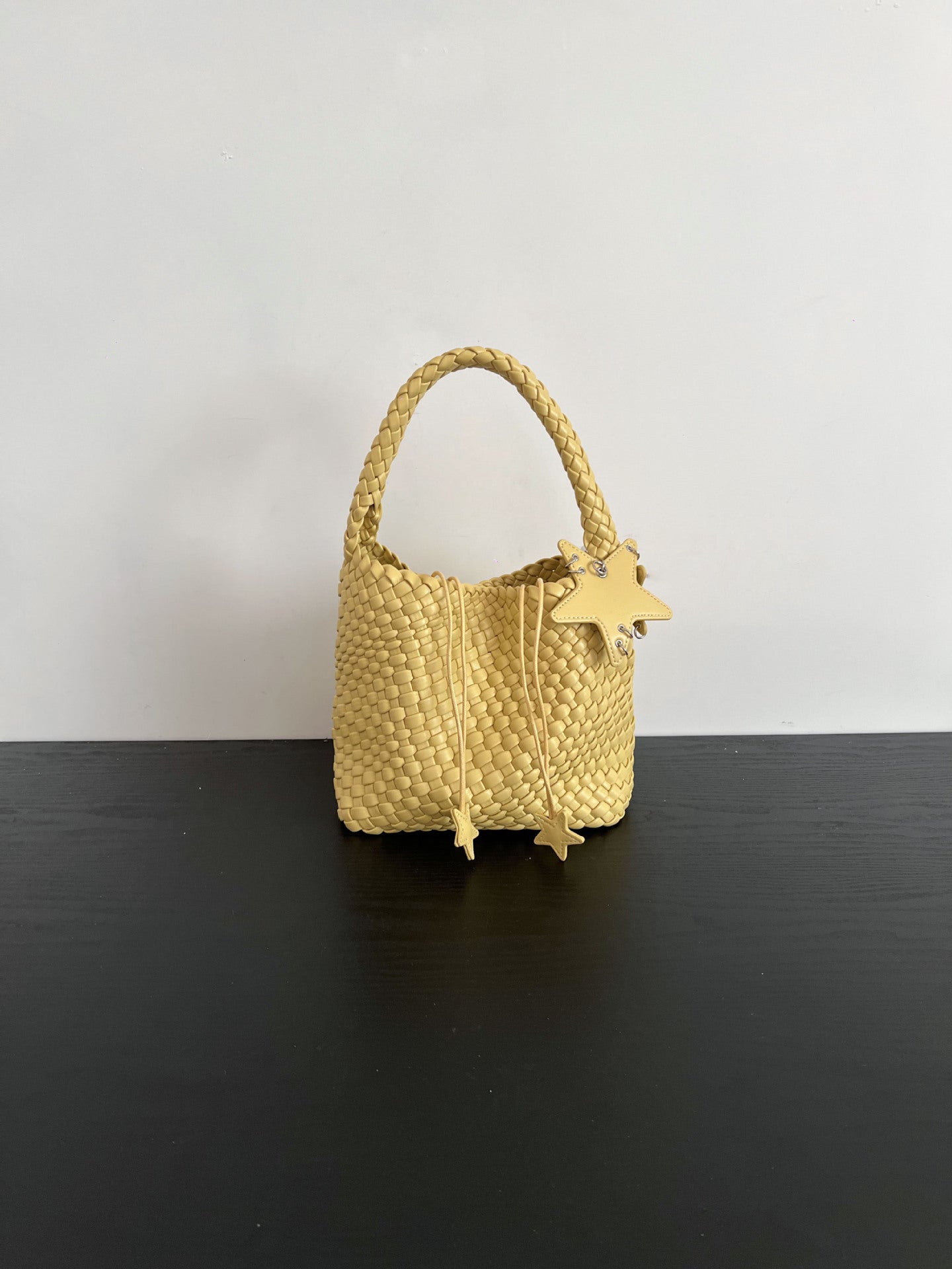 Handwoven PU Tote Bag for Women