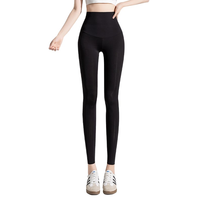 Ice silk shark pants women's ultra-thin high-waisted seamless leggings