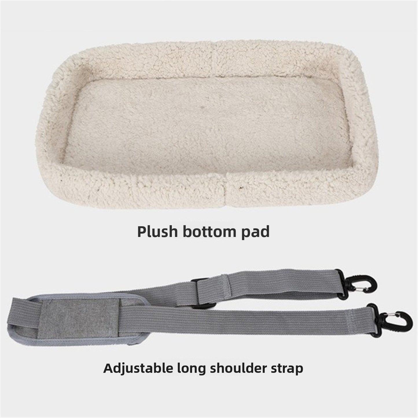 Portable crossbody pet bag