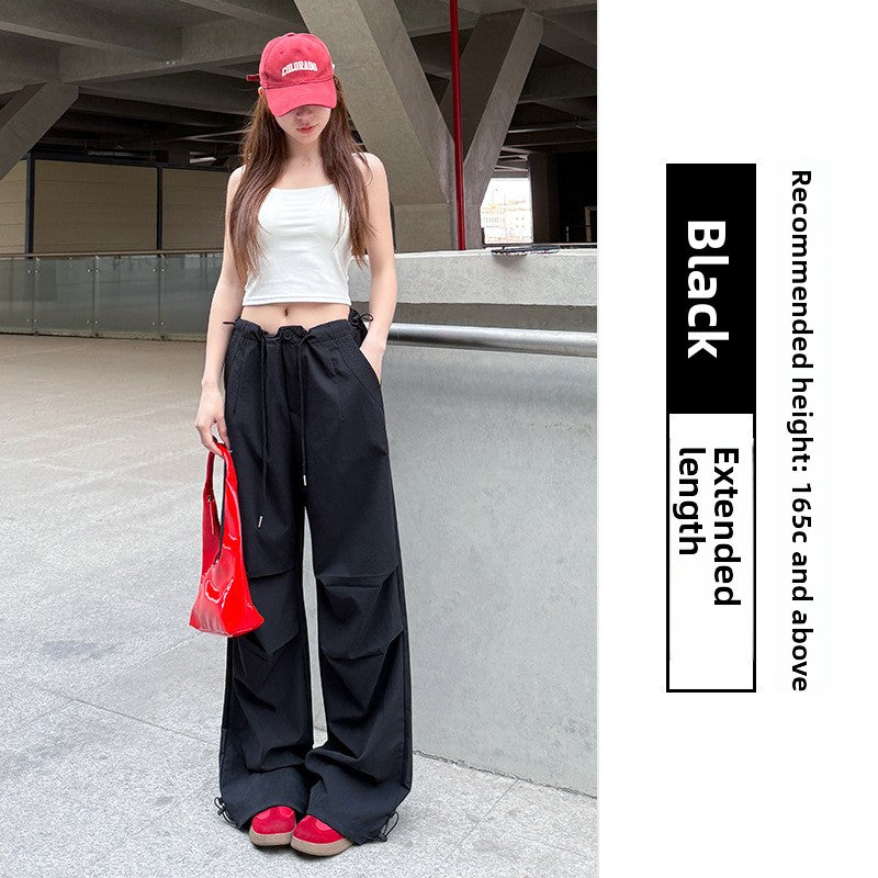 Quick-Drying High Waist Wide Leg Sport Pants