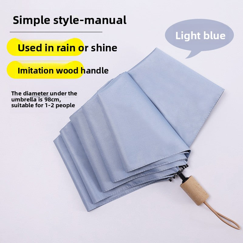 Folding Automatic Sunny and Rainy Dual-use Sun Umbrella