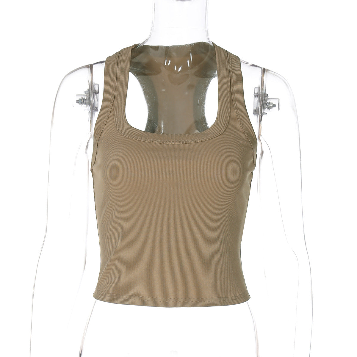 Women's Slim U-Neck Strapless Vest