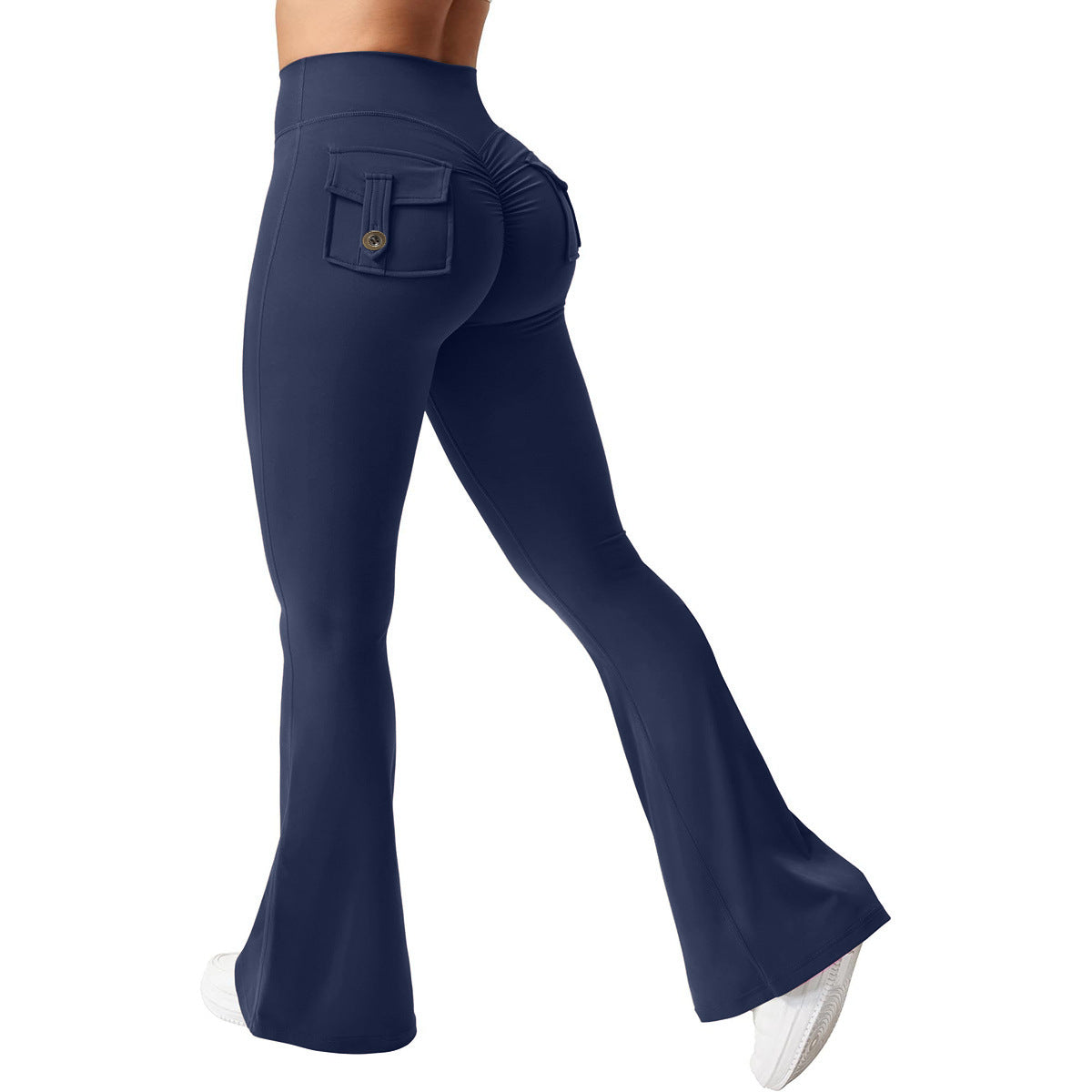 Elastic Quick-Dry Flared Yoga Pants