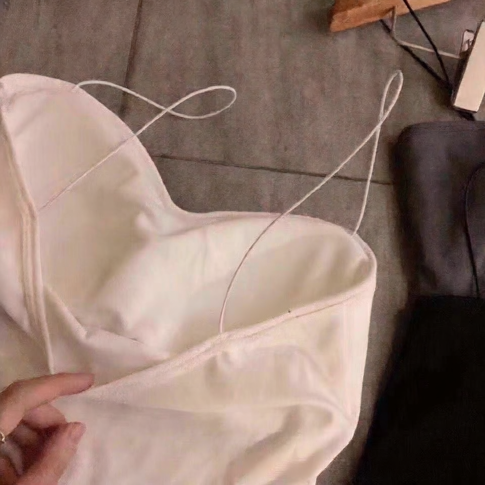 Summer Thin Oil Painting Girl Tank Top