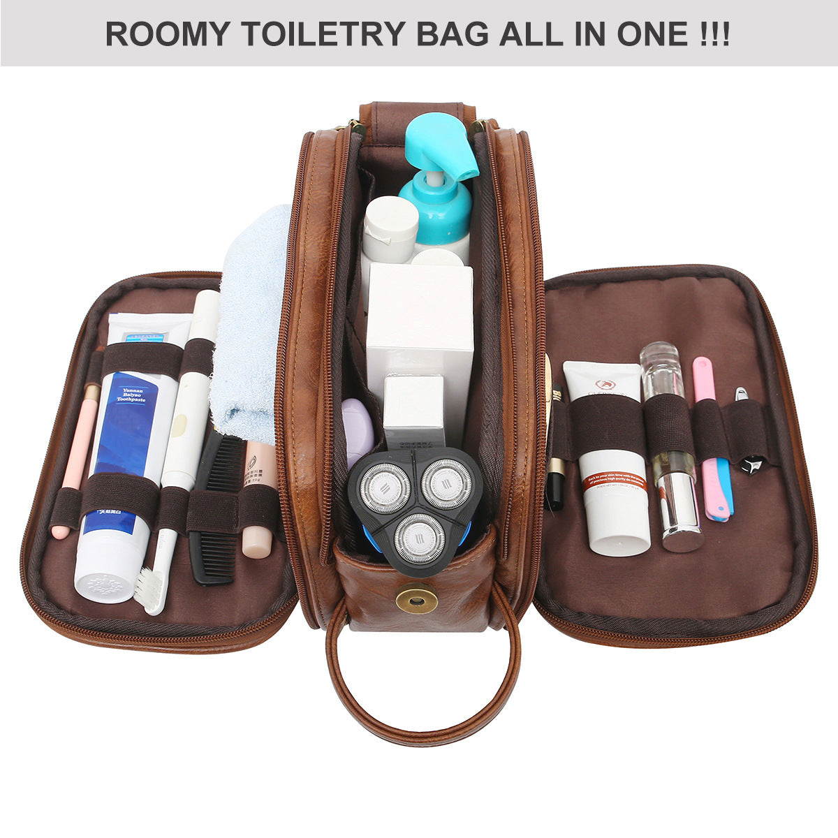 Travel packing toiletry bag