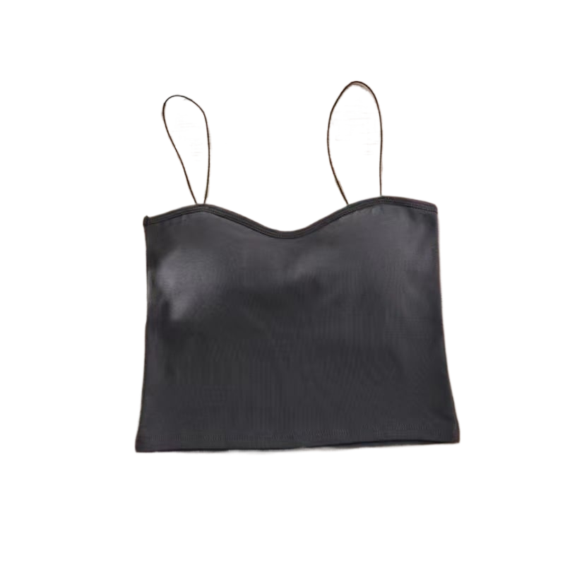 Summer Thin Oil Painting Girl Tank Top