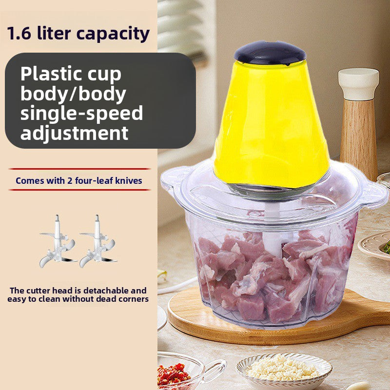 Small household stainless steel meat grinder