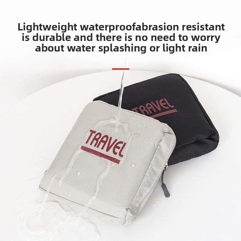 Travel Folding Storage Handbag Trolley Case Hanging Bag Expansion Bag Waterproof Certificate Bag Travel Handbag Travel Handbag