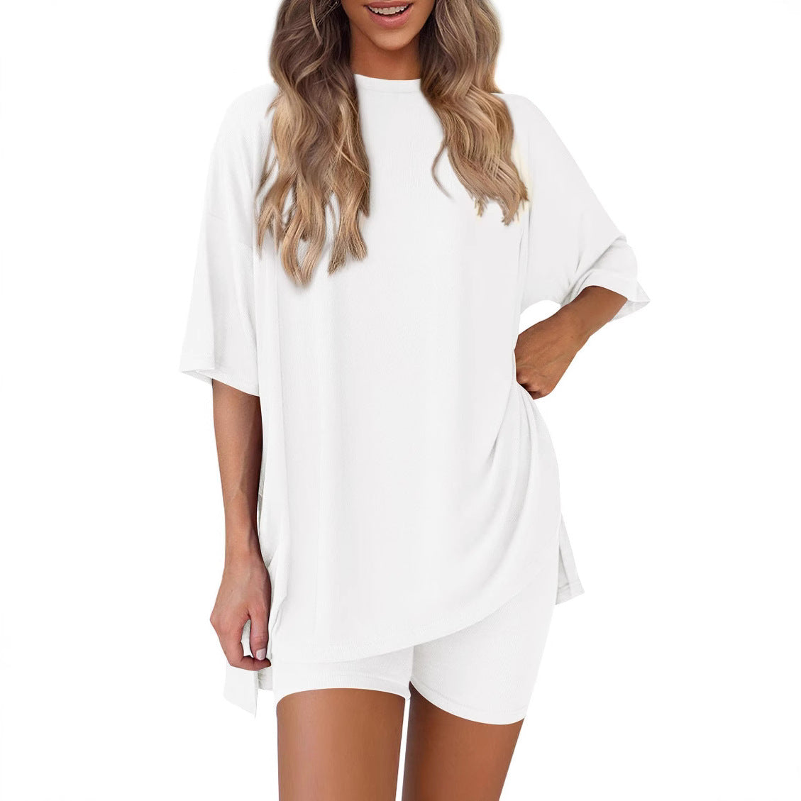 solid color loose pajamas women's clothing