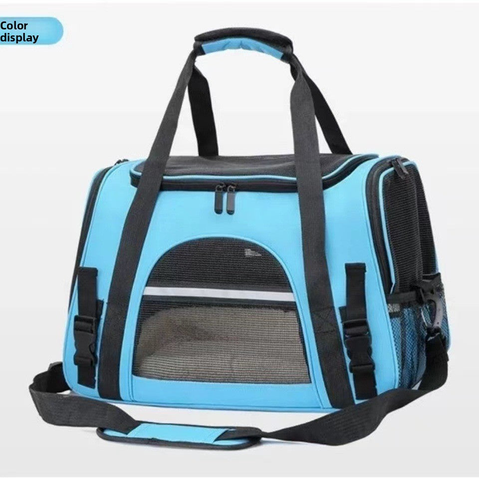 Portable crossbody pet bag