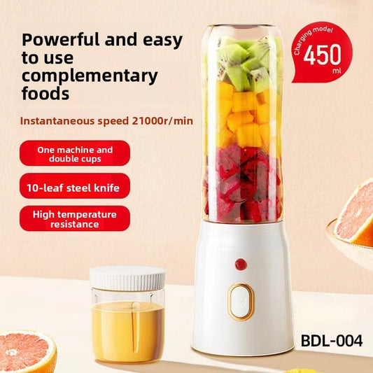 Portable Mini Blender Electric Juicer Cup Multi Functional Fruit Mixer for Home Use