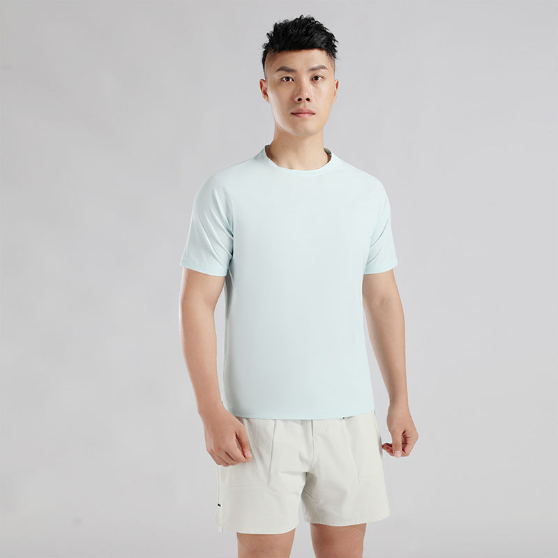 Sports Men's Fitness Short-sleeved