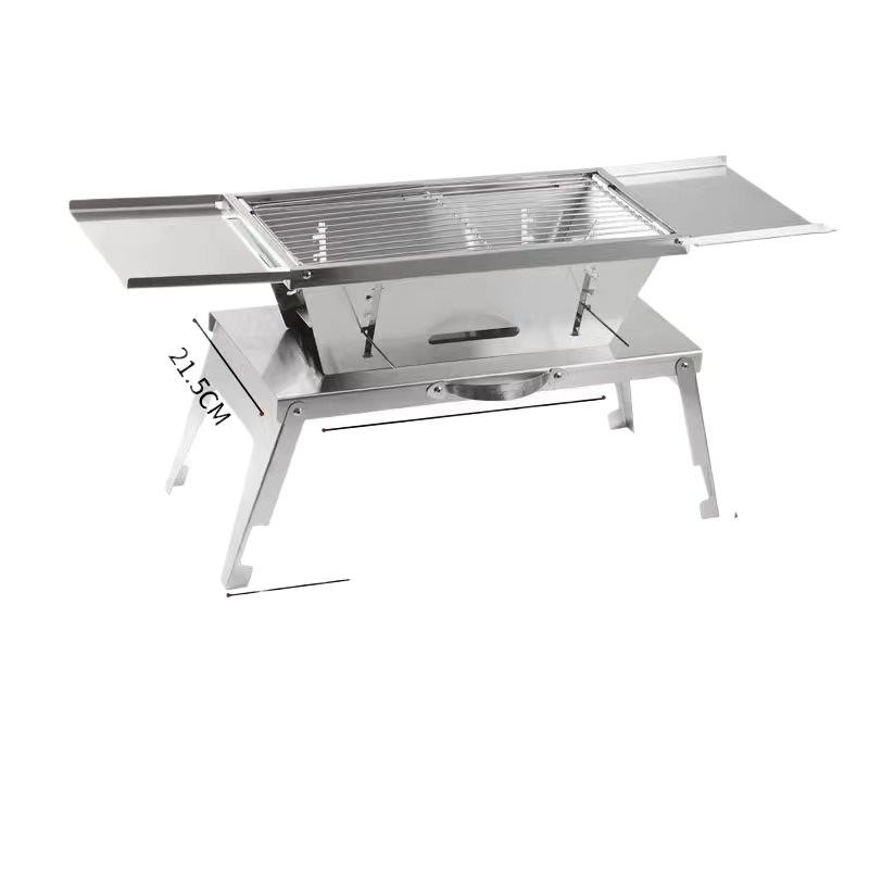 Portable Stainless Steel Foldable Charcoal Grill