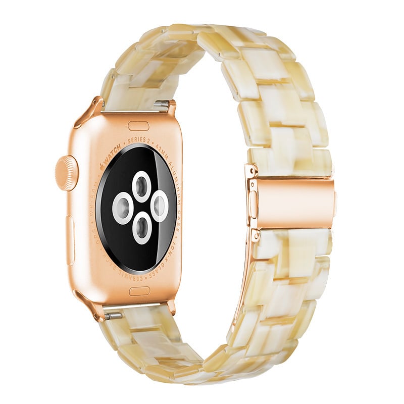 Ceramic resin watch strap