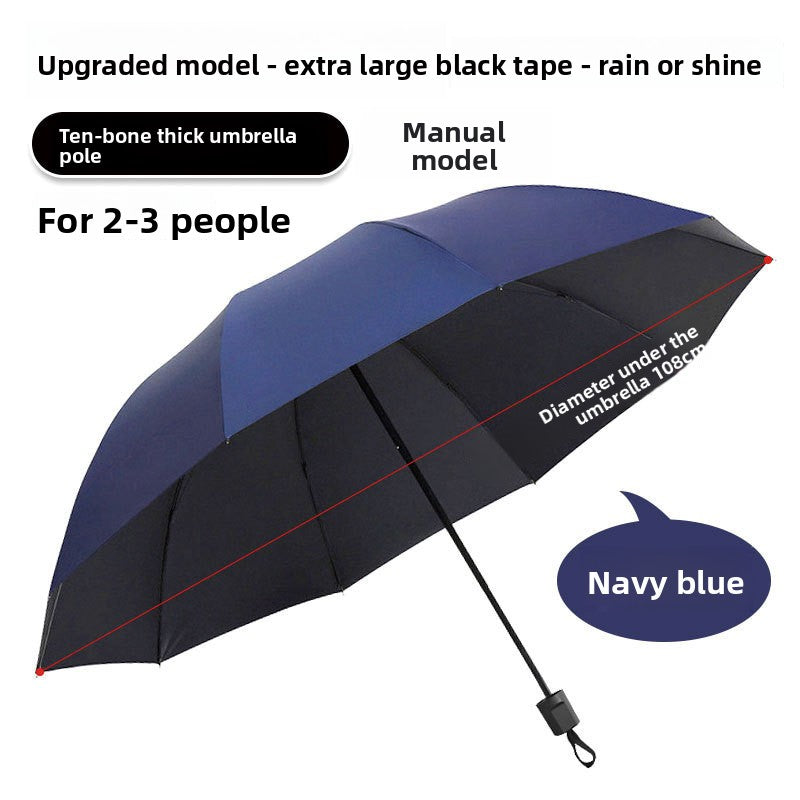 Folding Automatic Sunny and Rainy Dual-use Sun Umbrella
