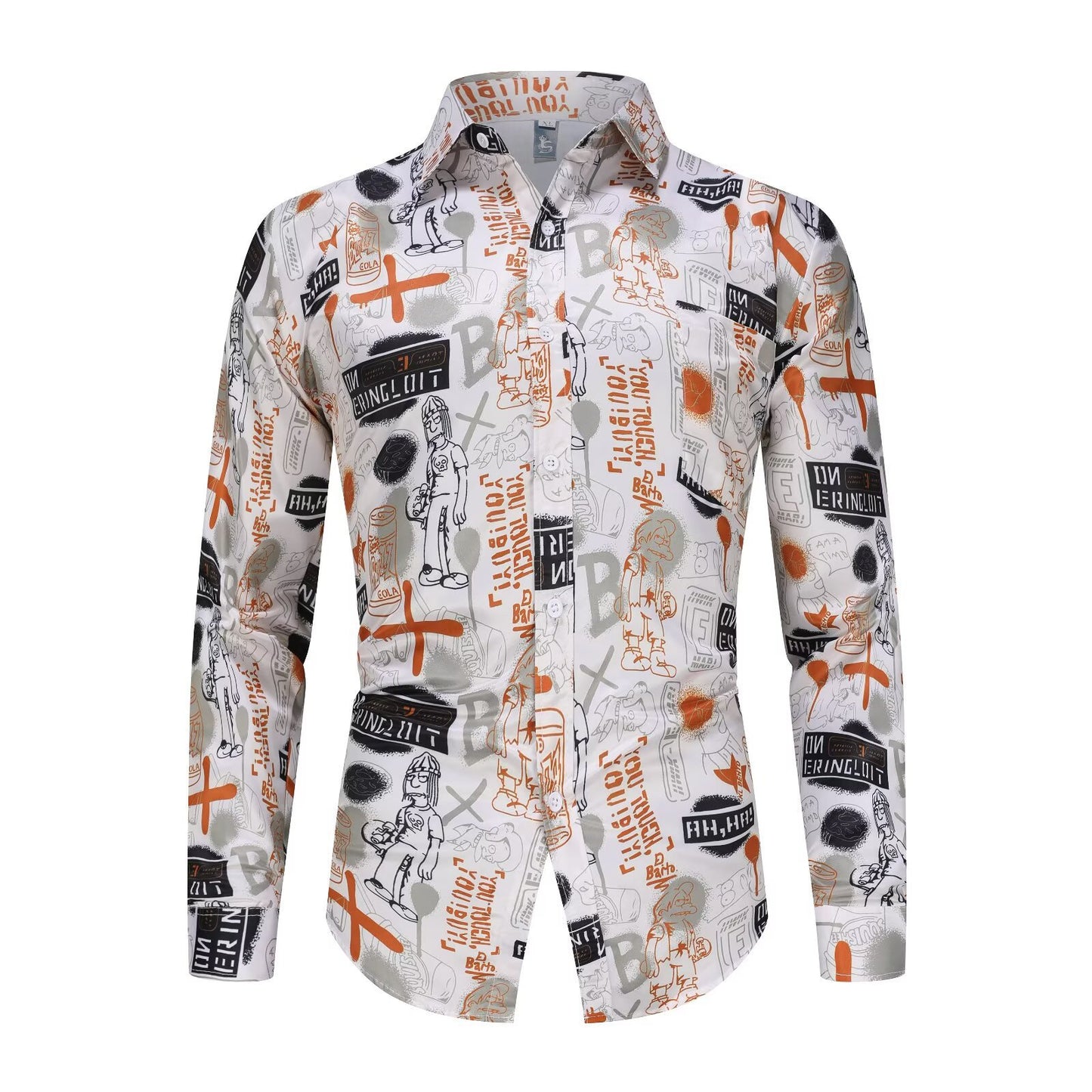 Striped Color Matching Shirt