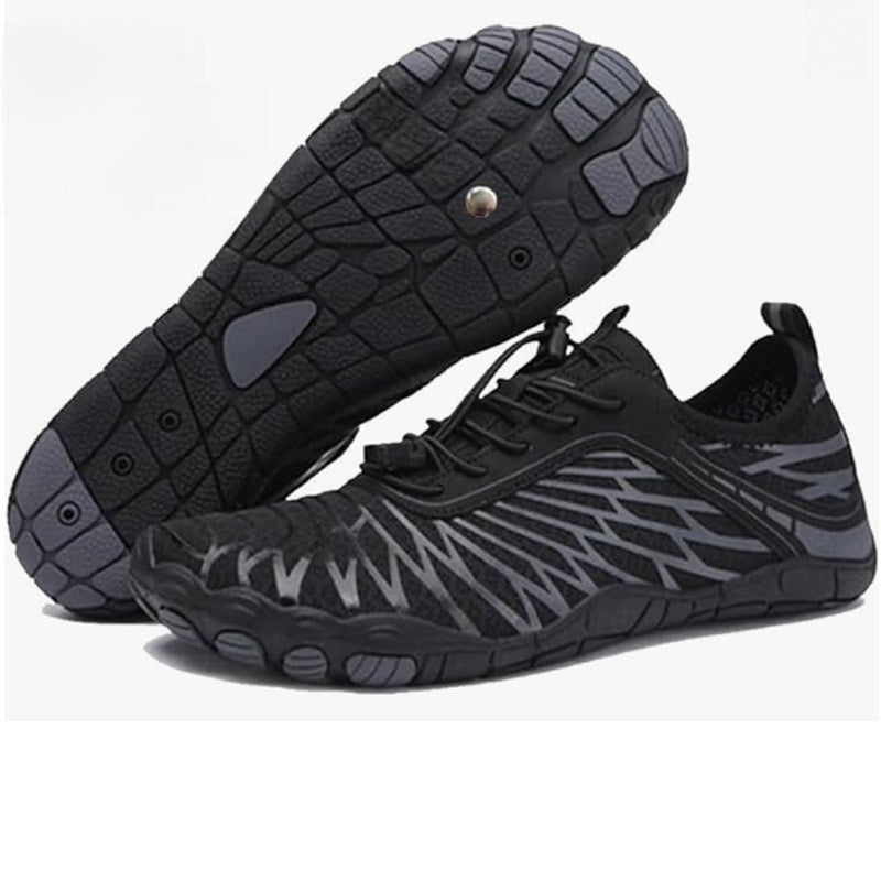 Wearing barefoot shoes with nails