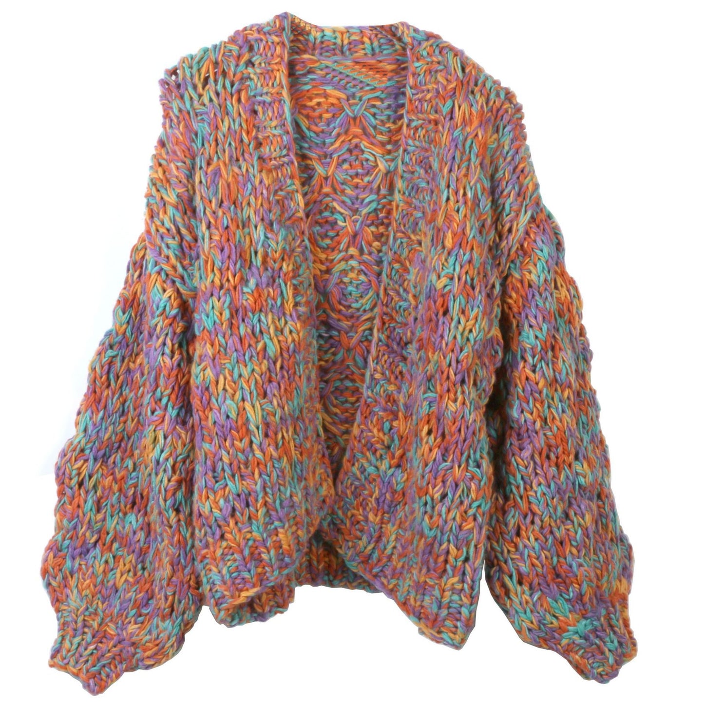 Knitted cardigan jacket