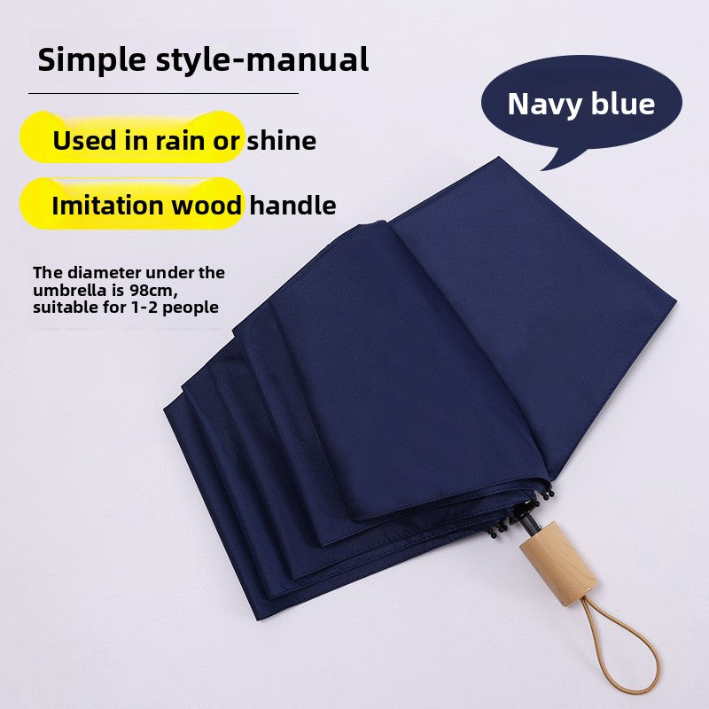 Folding Automatic Sunny and Rainy Dual-use Sun Umbrella