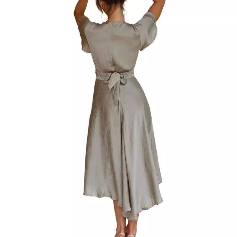 Sexy and elegant V-neck dress