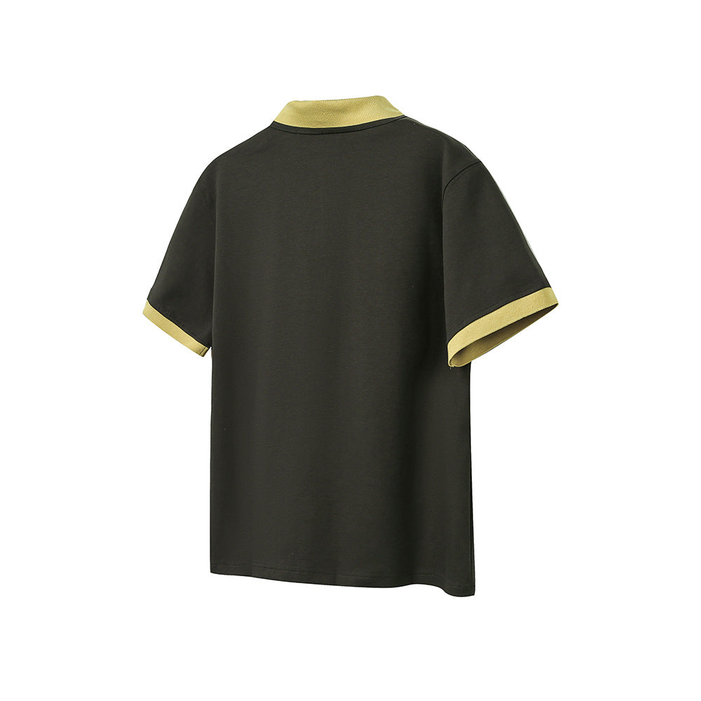 American-style retro long-sleeved short-sleeved shirt