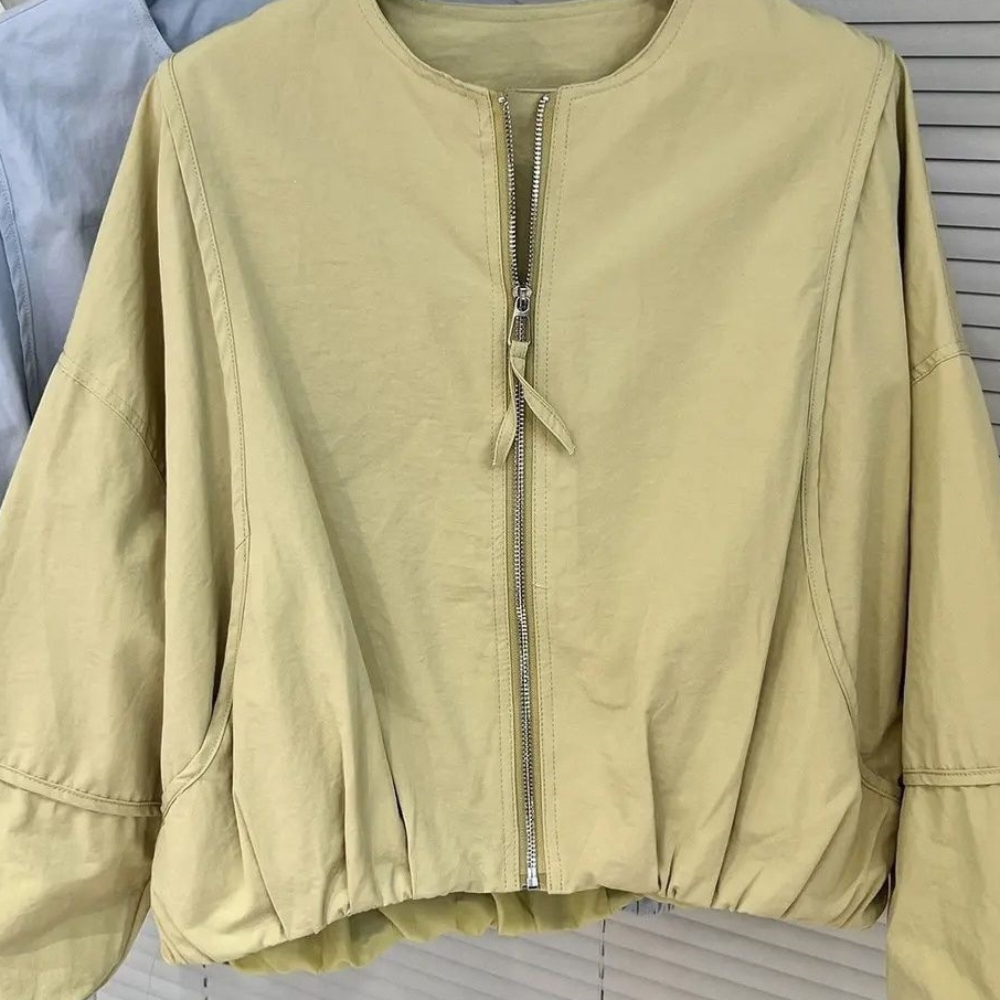 Womens Baseball Collar Jacket