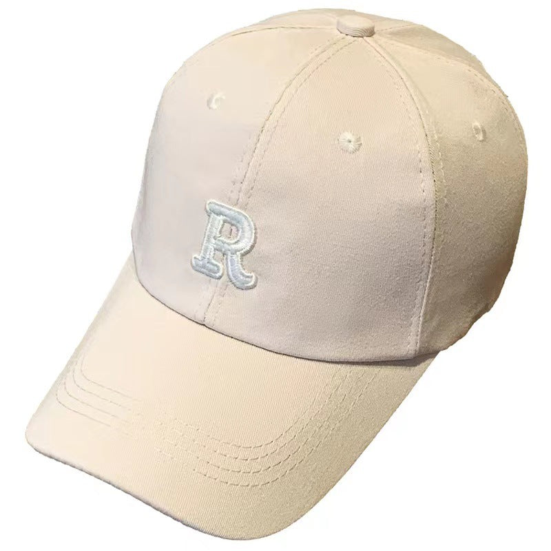 Korean style embroidered baseball cap for men and women