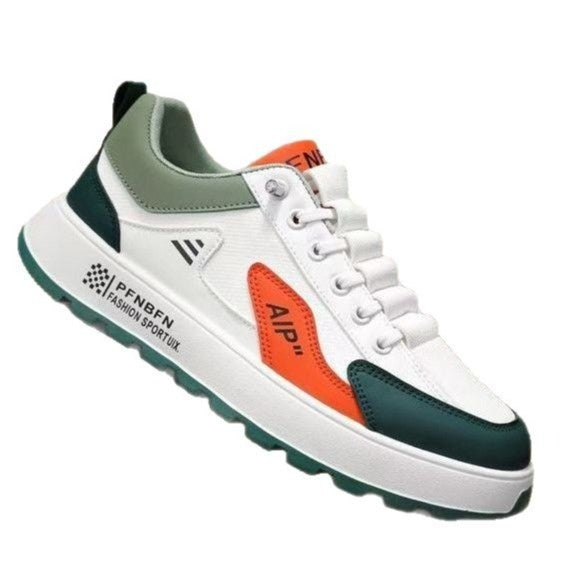 Leather men's casual durable slip-on shoes