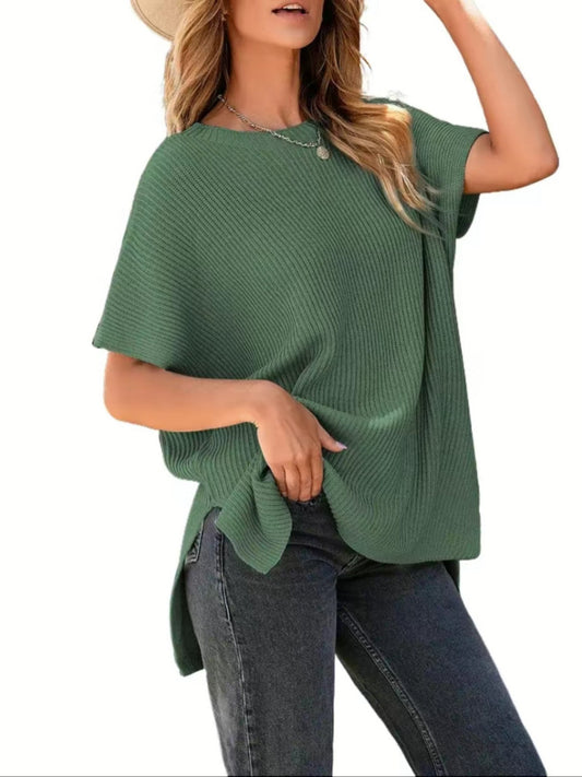 Womens Casual Drop Shoulder T-Shirt