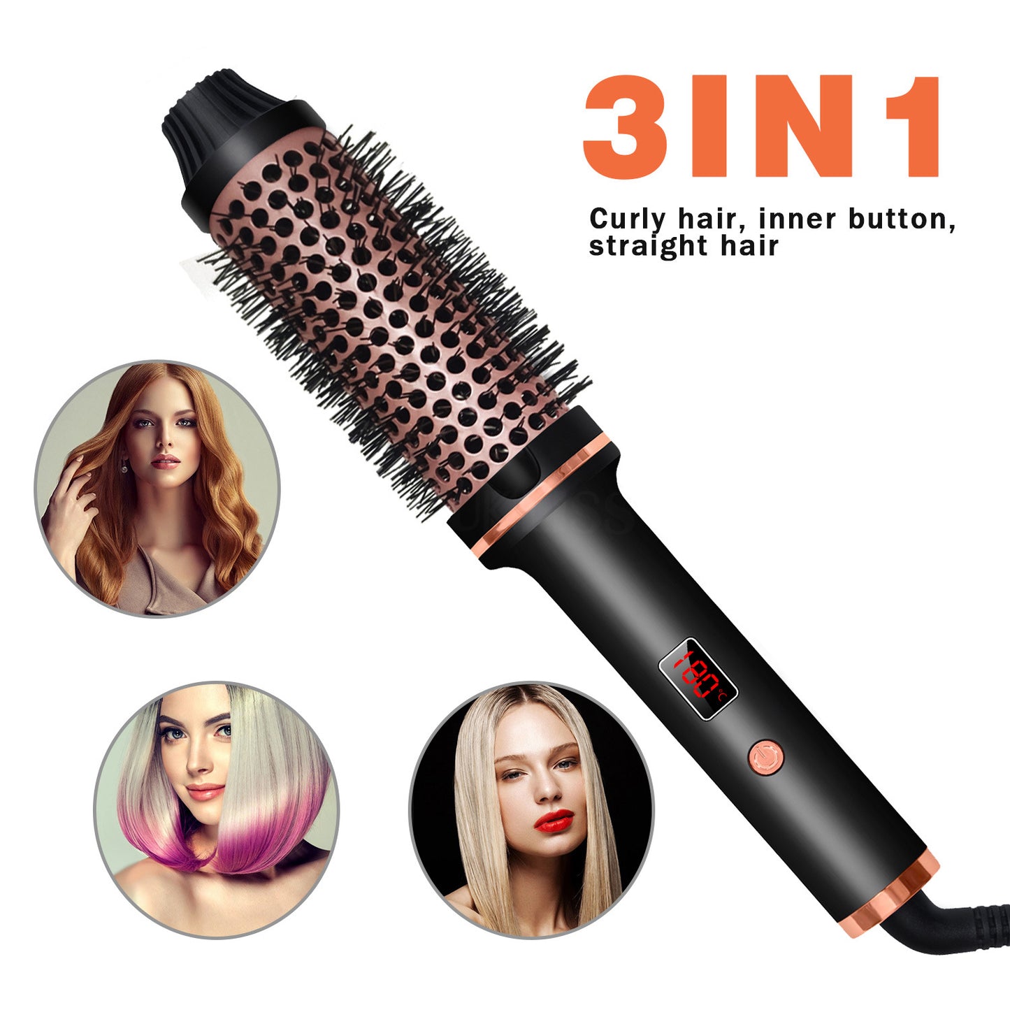 New Curling Hair Bar Straight Hair Comb
