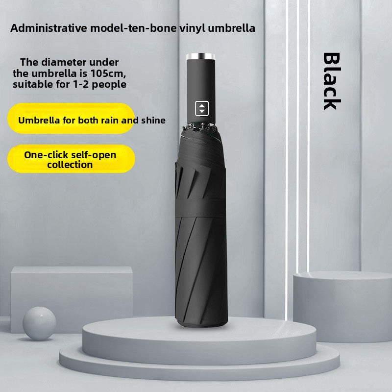 Folding Automatic Sunny and Rainy Dual-use Sun Umbrella