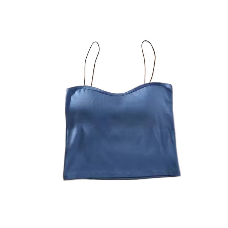 Summer Thin Oil Painting Girl Tank Top