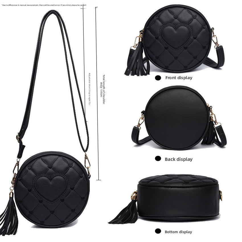 Crossbody bag - heart-shaped small bag