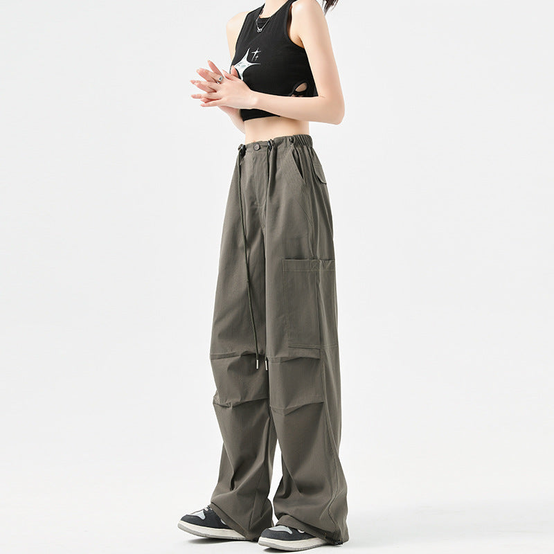 Quick-Drying High Waist Wide Leg Sport Pants
