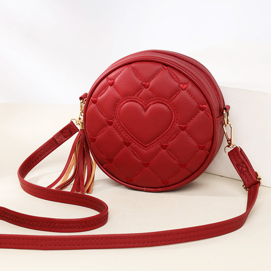 Crossbody bag - heart-shaped small bag