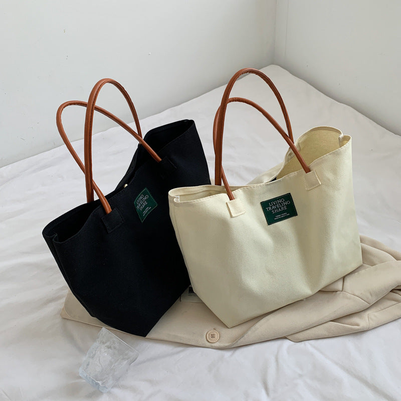 Simple Street Trend Large Capacity Tote Bag