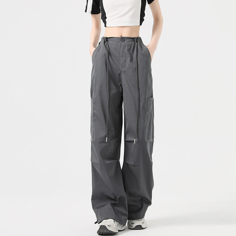 Quick-Drying High Waist Wide Leg Sport Pants