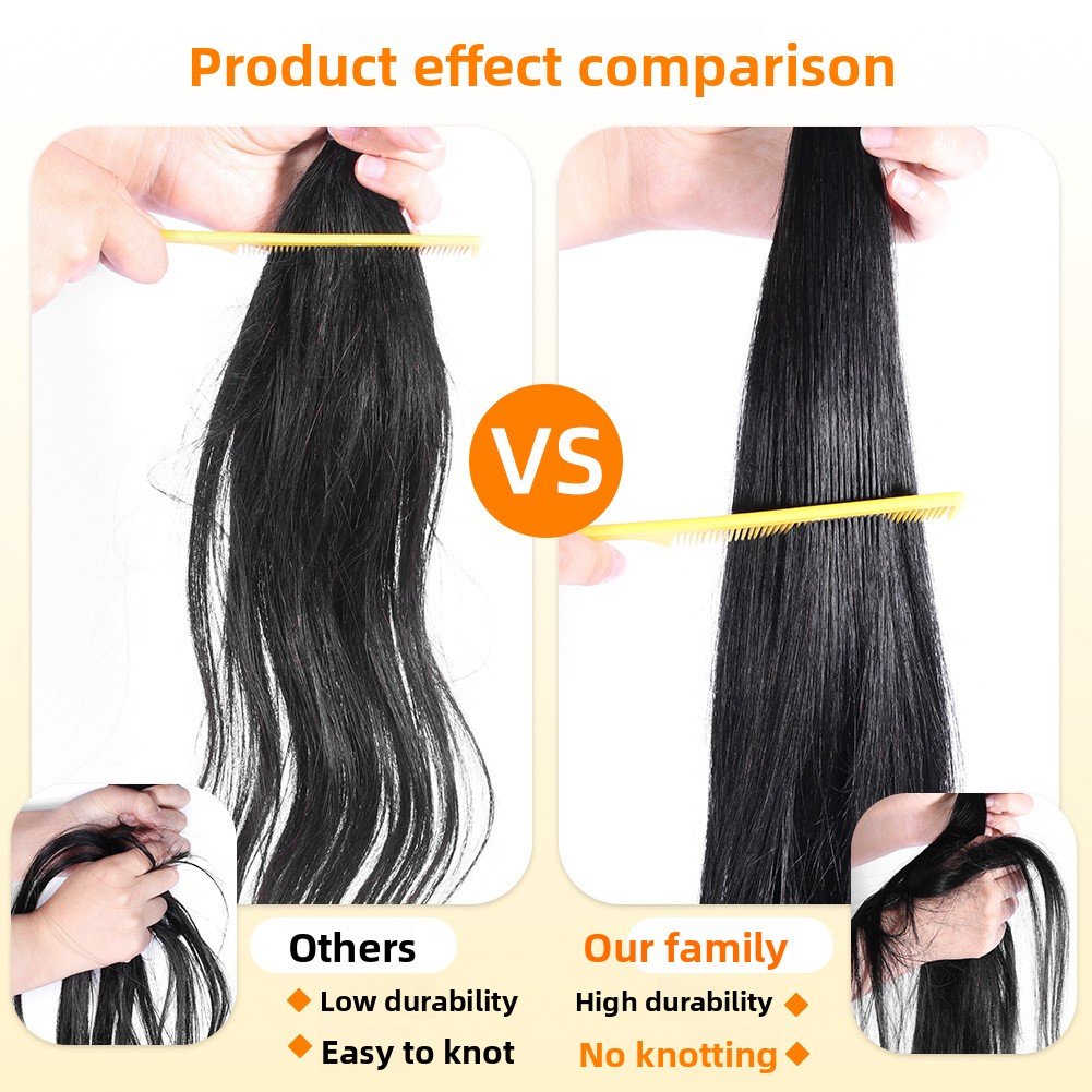 Seven Piece Wig Piece 16 Card Women Chemical Fibre High Temperature Silk Wig Long Curly Hair