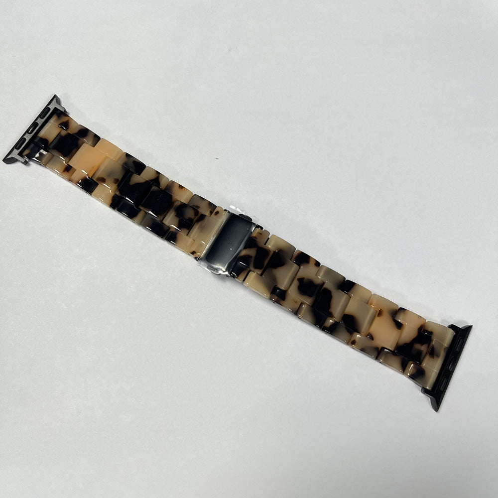 Ceramic resin watch strap