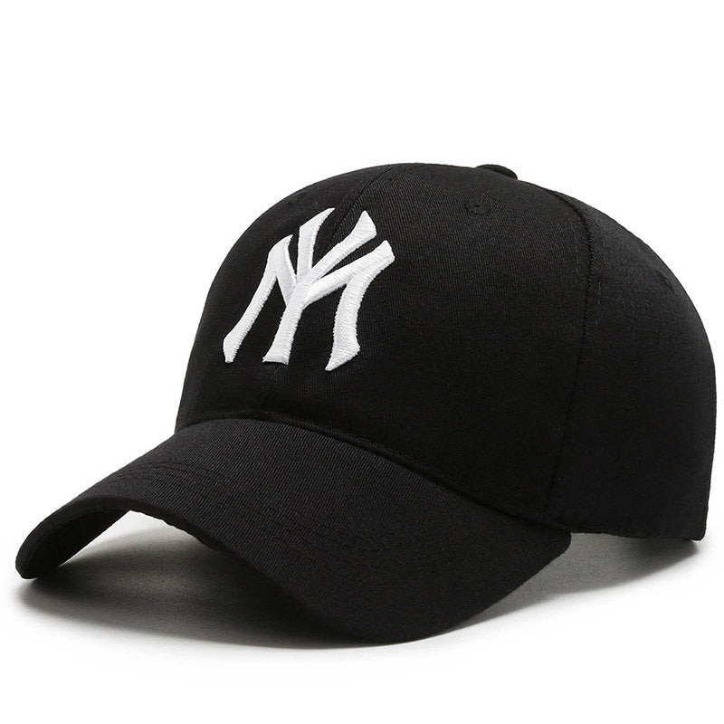 Korean style embroidered baseball cap for men and women