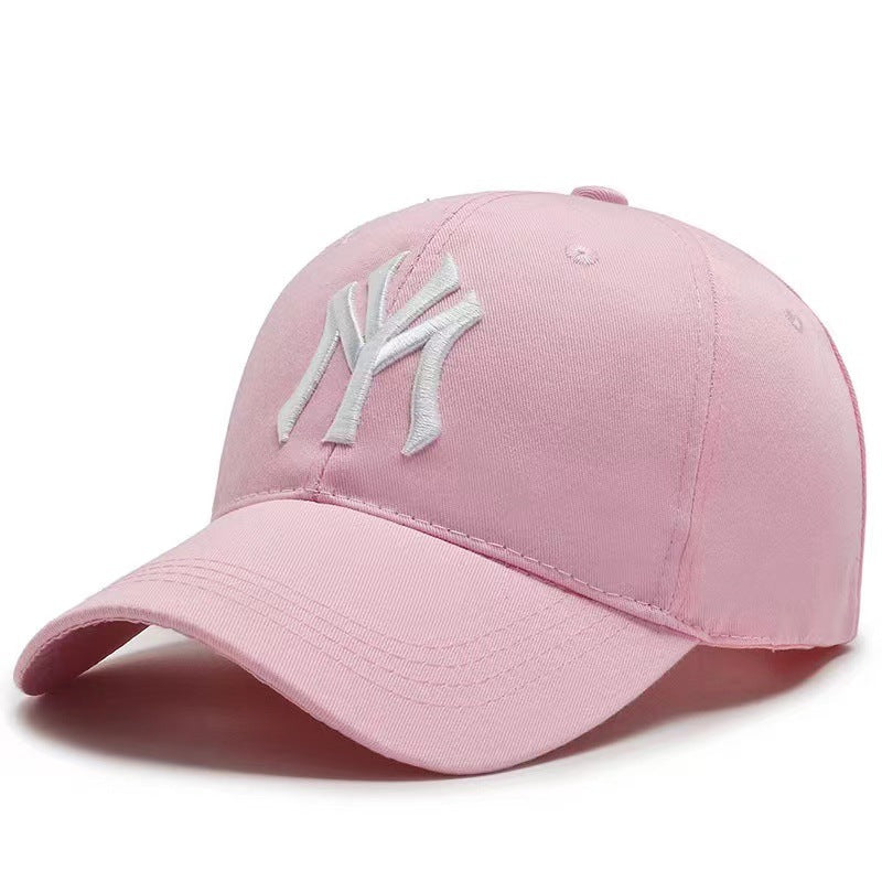 Korean style embroidered baseball cap for men and women