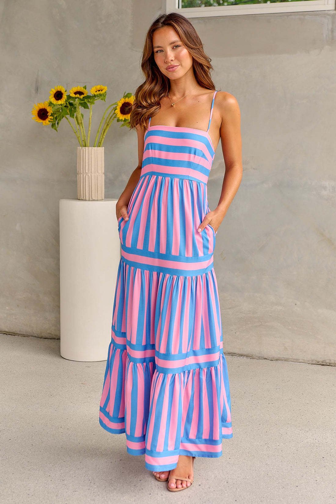 Backless Pocket Dress for Women