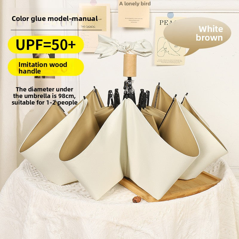 Folding Automatic Sunny and Rainy Dual-use Sun Umbrella