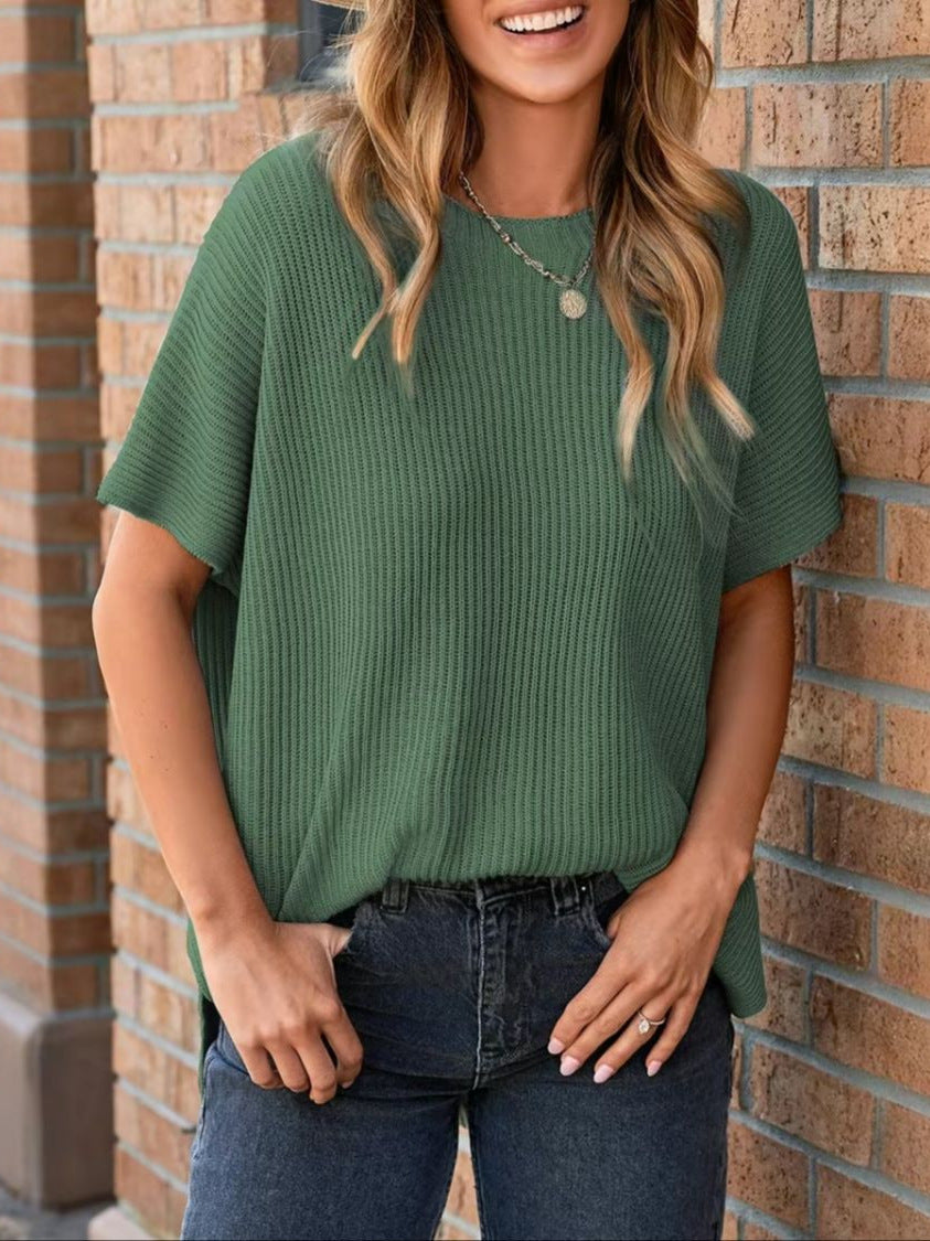 Womens Casual Drop Shoulder T-Shirt