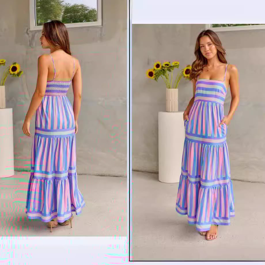 Backless Pocket Dress for Women