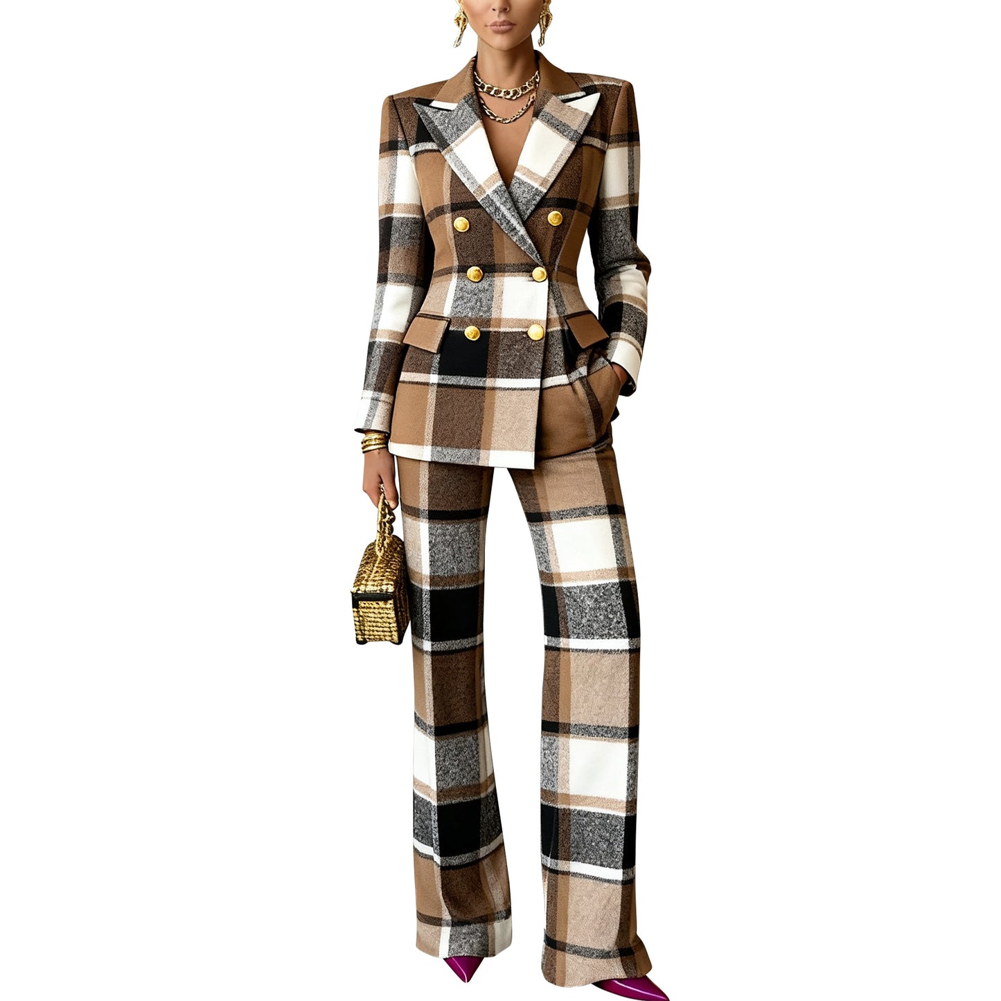 Slim-fit suit and trousers