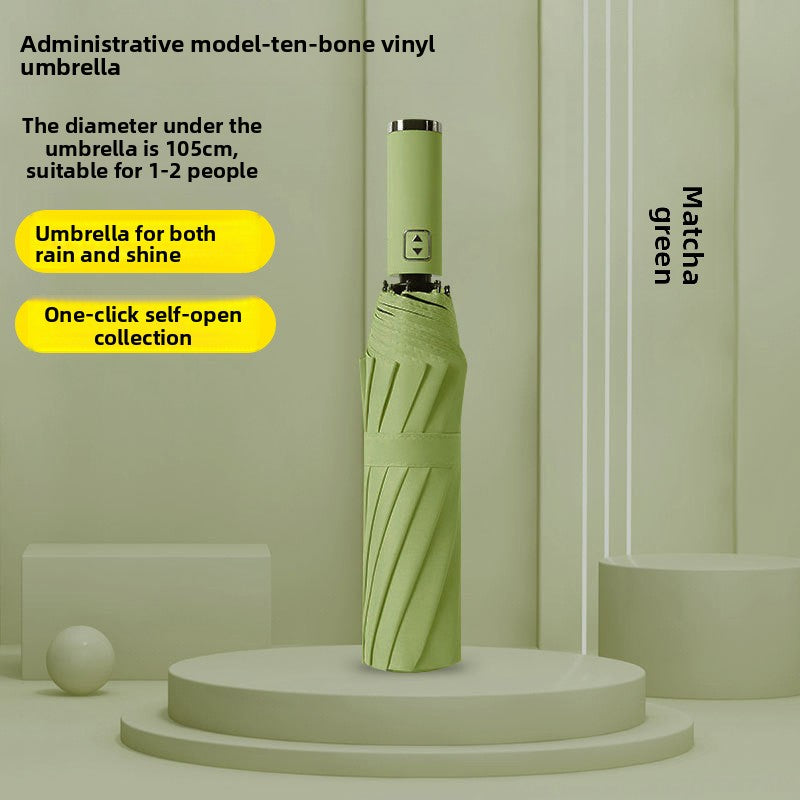 Folding Automatic Sunny and Rainy Dual-use Sun Umbrella