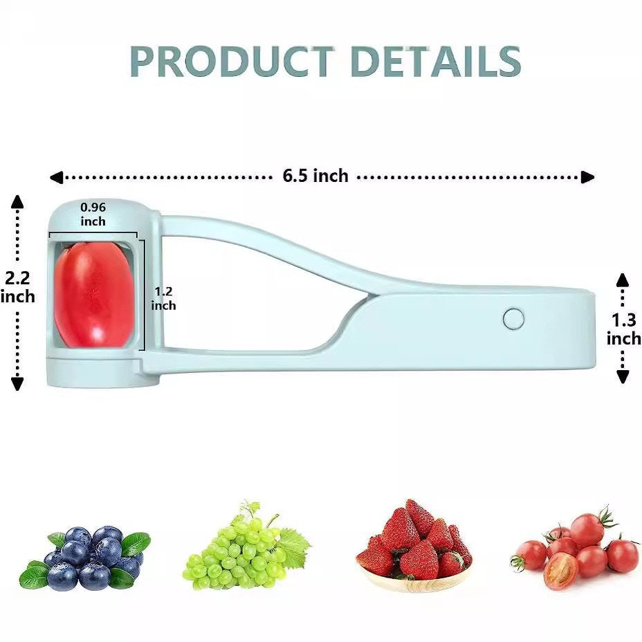 multi-functional household handheld fruit slicer grape slicer complementary food manual strawberry slicer fruit